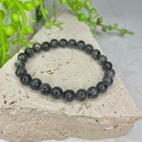 Larvikite Bead Bracelet