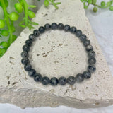 Larvikite Bead Bracelet