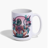 Mug - Pink/Aqua