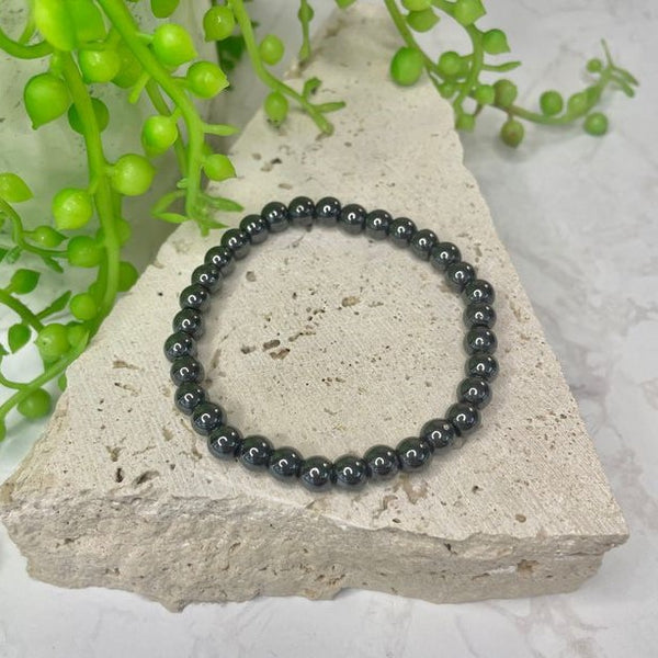 Hematite Bead Bracelet