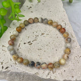 Crazy Lace Agate Bead Bracelet