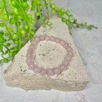 Rose Quartz Bead Bracelet