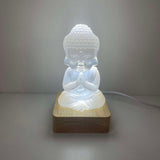 Selenite Buddha
