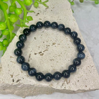 Tigers Eye - Blue Bead Bracelet
