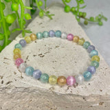 Selenite Bead Bracelet (Dyed)