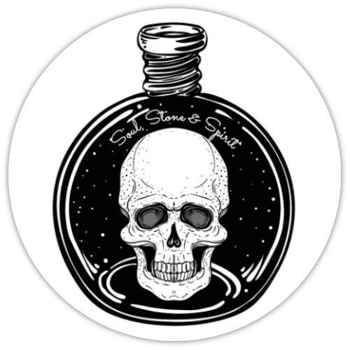 Skull Bottle Sticker