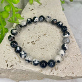 Orca Agate Bead Bracelet