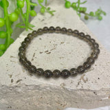Smoky Quartz Bead Bracelet