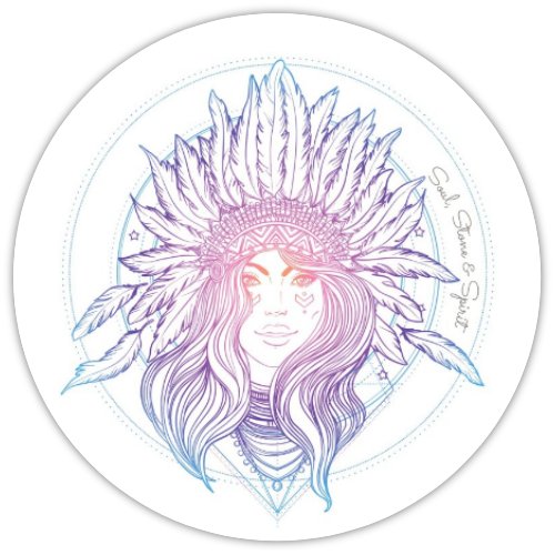 Indian Woman Sticker