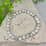 Howlite Bead Bracelet