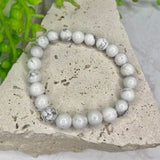 Howlite Bead Bracelet