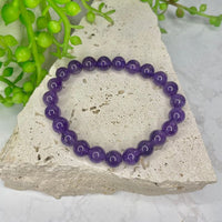 Amethyst Bead Bracelet
