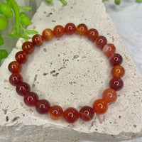 Carnelian Bead Bracelet