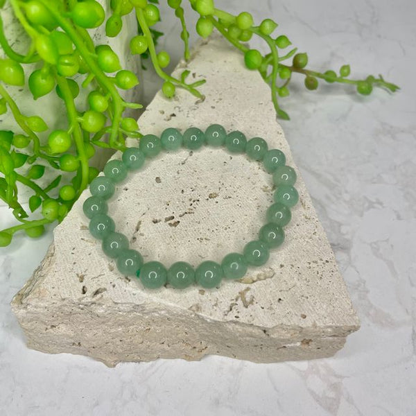 Green Aventurine Bead Bracelet