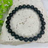Green Goldstone Bead Bracelet
