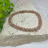 Sunstone Bead Bracelet
