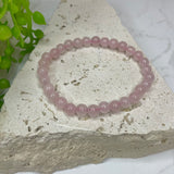 Rose Quartz Bead Bracelet