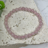 Rose Quartz Bead Bracelet