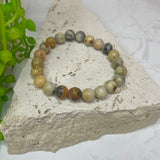 Crazy Lace Agate Bead Bracelet
