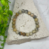 Crazy Lace Agate Bead Bracelet