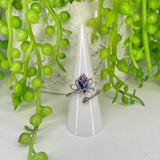 Adjustable Lotus SS Ring