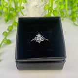 Clear Lotus SS Ring