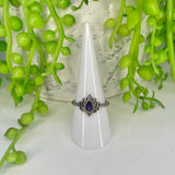 Purple Lotus SS Ring