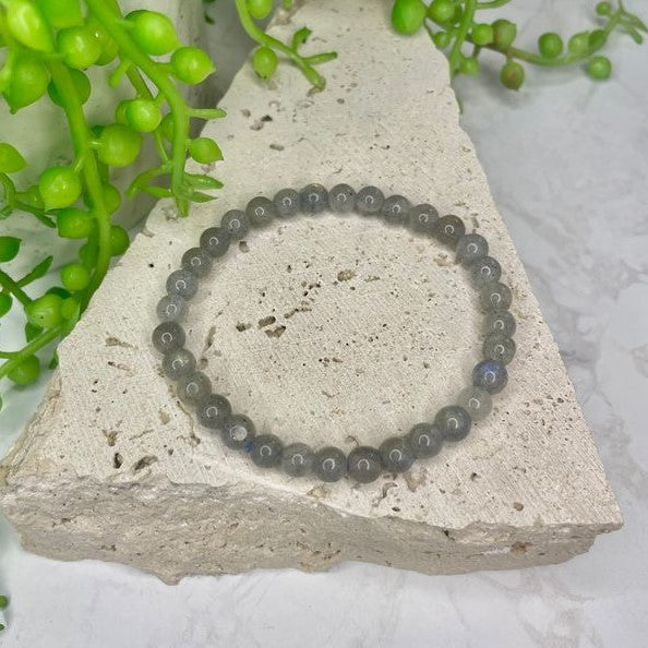 Labradorite Bead Bracelet