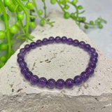 Amethyst Bead Bracelet