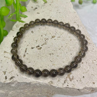 Smoky Quartz Bead Bracelet