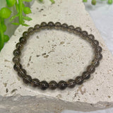 Smoky Quartz Bead Bracelet