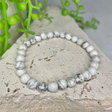 Howlite Bead Bracelet