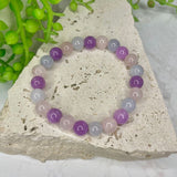 Amethyst/Aquamarine/Rose Quartz Bead Bracelet