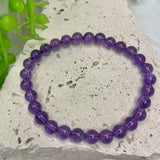 Amethyst Bead Bracelet