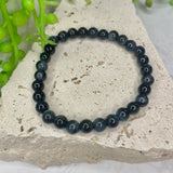 Tigers Eye - Blue Bead Bracelet
