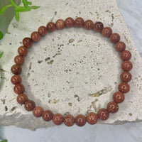 Goldstone Bead Bracelet