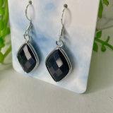 Black Obsidian Earrings