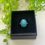 Amazonite SS Ring