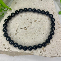 Black Tourmaline Bead Bracelet