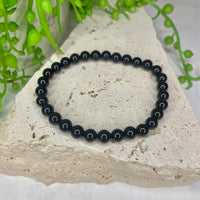 Black Tourmaline Bead Bracelet