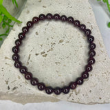 Garnet Bead Bracelet