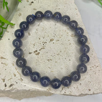 Iolite Bead Bracelet
