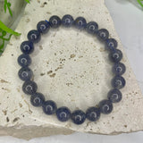 Iolite Bead Bracelet