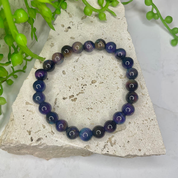 Tigers Eye - Galaxy Bead Bracelet