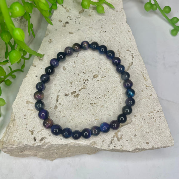 Tigers Eye - Galaxy Bead Bracelet