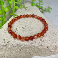 Carnelian Bead Bracelet