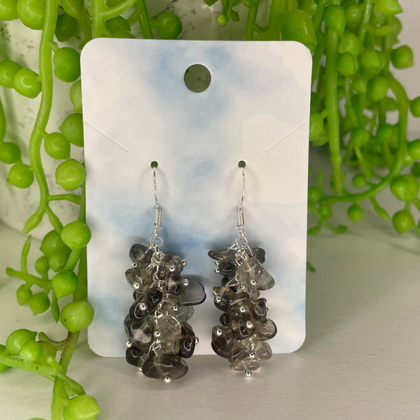 Smoky Quartz Chip Earrings