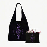 Tote Bag Set - Purple
