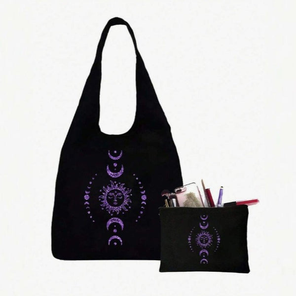 Tote Bag Set - Purple