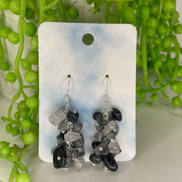 Tourmaline Quartz Chip Earrings